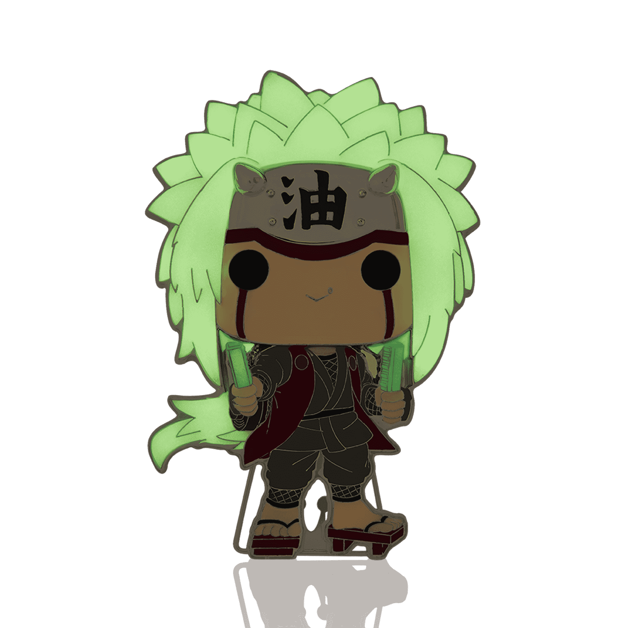 Pop! Pin Jiraiya (Glow) - Figurine Pins Naruto Shippuden - vue 3