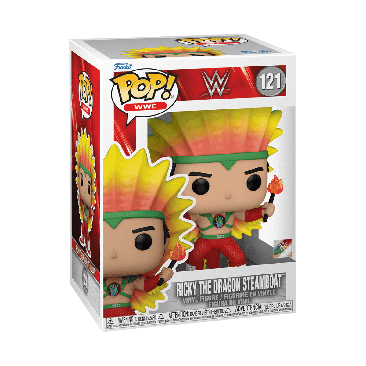 Pop! Ricky the Dragon Steamboat - Figurine Pop! WWE - vue 2
