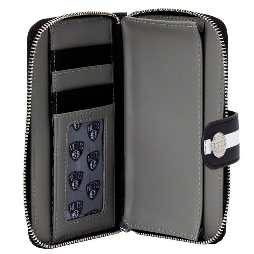 NBA Brooklyn Nets Logo Zip Around Wallet - Figurine Wallets NBA - vue 5