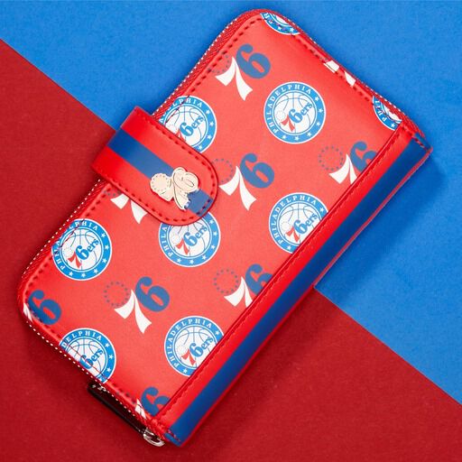 NBA Philadelphia 76ers Logo Zip Around Wallet - Figurine Wallets NBA - vue 2