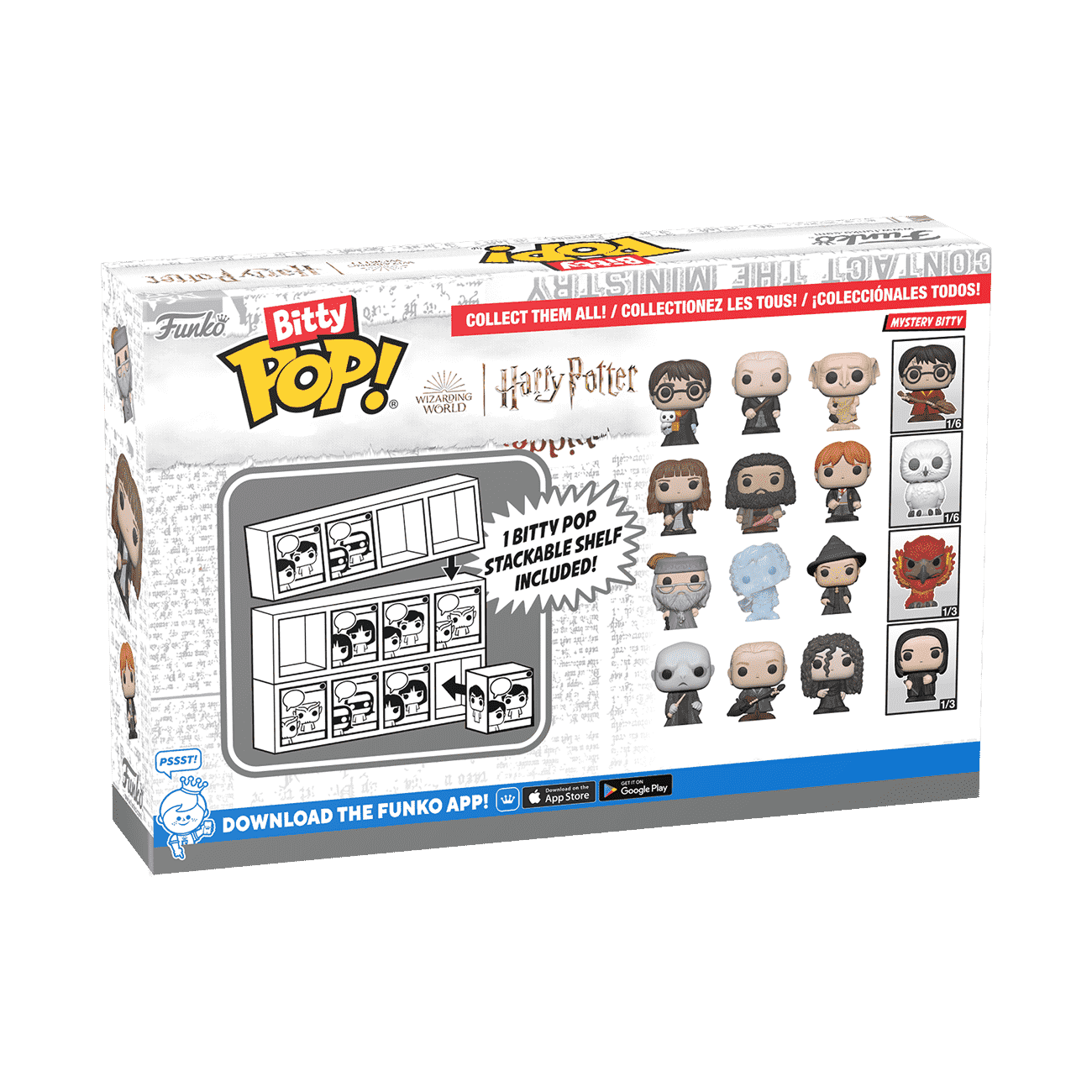 Bitty Pop! Harry Potter 4-Pack Series 1 - Figurine Bitty Pop! Harry Potter - vue 3