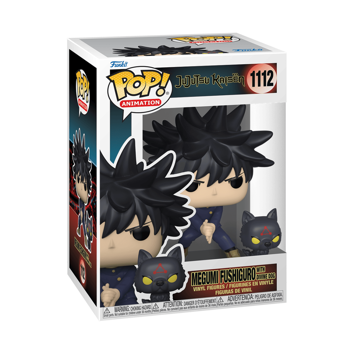Pop! & Buddy Megumi Fushiguro with Divine Dog - Figurine Pop! Jujutsu Kaisen - vue 3