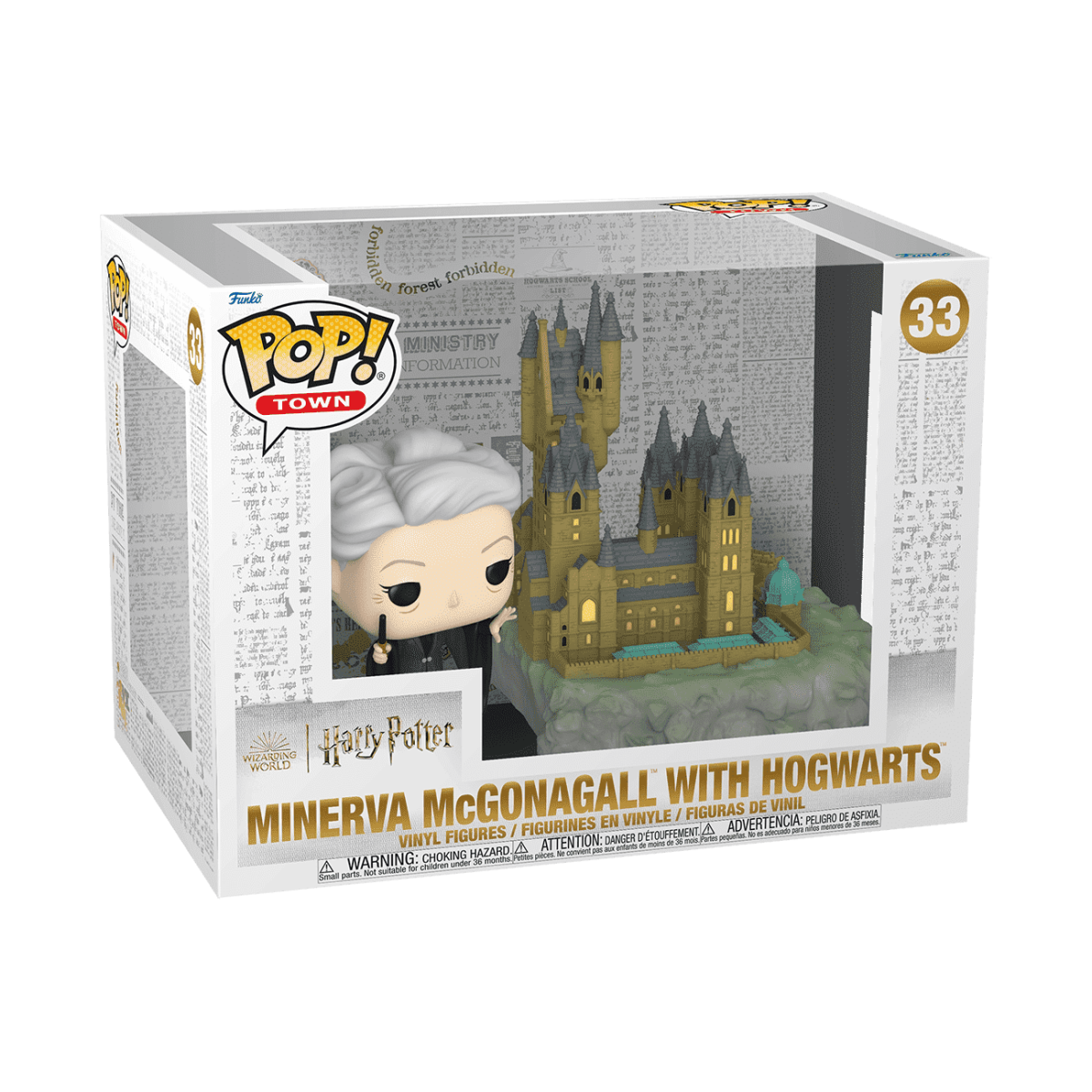 Pop! Town Minerva McGonagall with Hogwarts - Figurine Pop! Harry Potter - vue 3