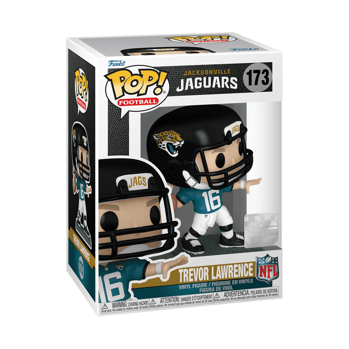 Pop! Trevor Lawrence (Home Uniform) - Figurine Pop! NFL - vue 2