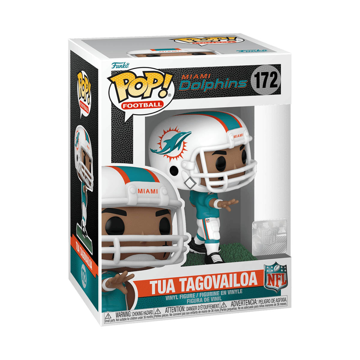 Pop! Tua Tagovailoa (Home Uniform) - Figurine Pop! NFL - vue 2