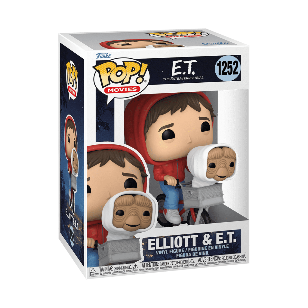 Pop! Elliott & E.T. on Bike - Figurine Pop! E.T. - vue 3