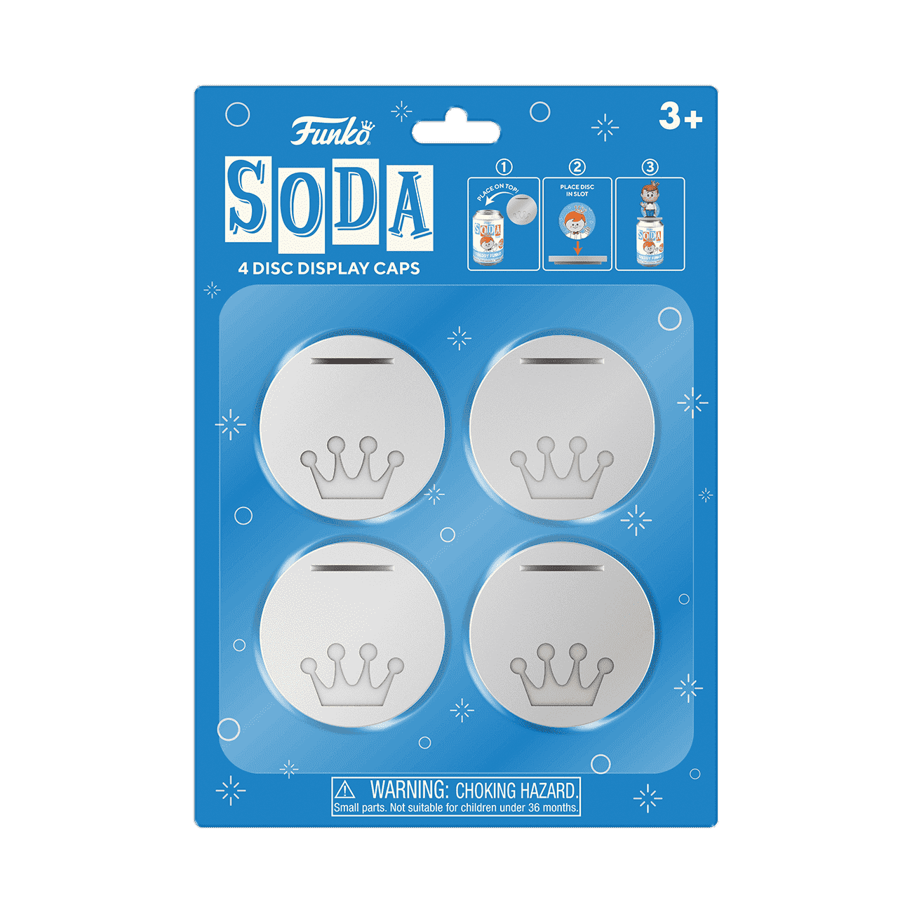 SODA Disc Display Caps - 4-Pack - Figurine Accessories