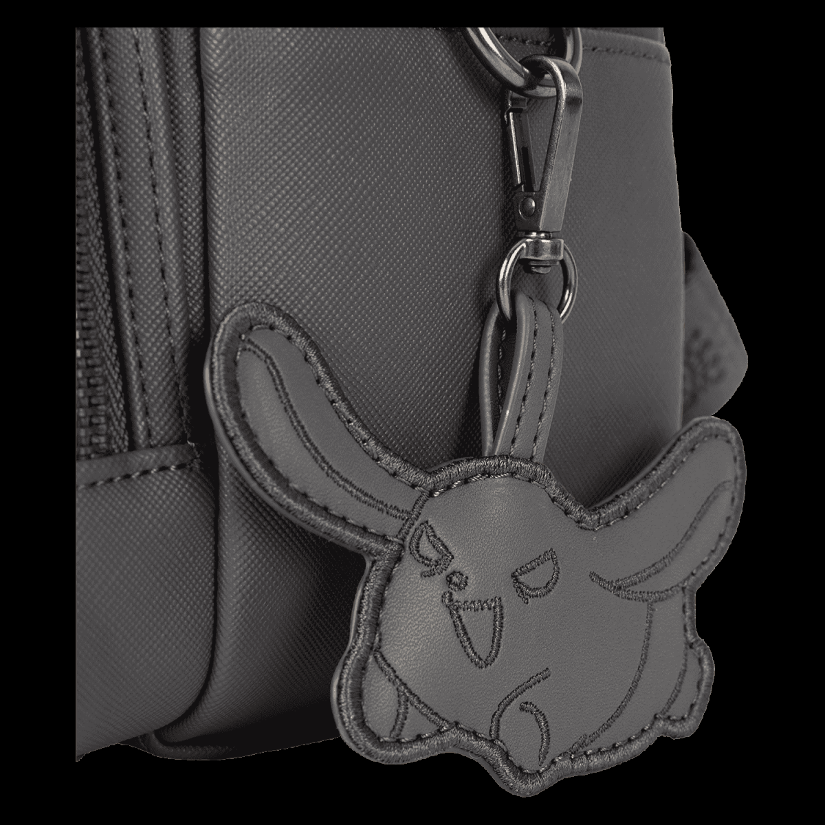 Sanrio Kuromi Monochrome Cosplay Convertible Mini Backpack & Crossbody Bag - Figurine Bags Sanrio - vue 5