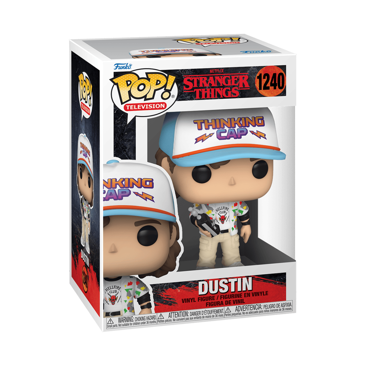 Pop! Dustin in Thinking Cap - Figurine Pop! Stranger Things - vue 2