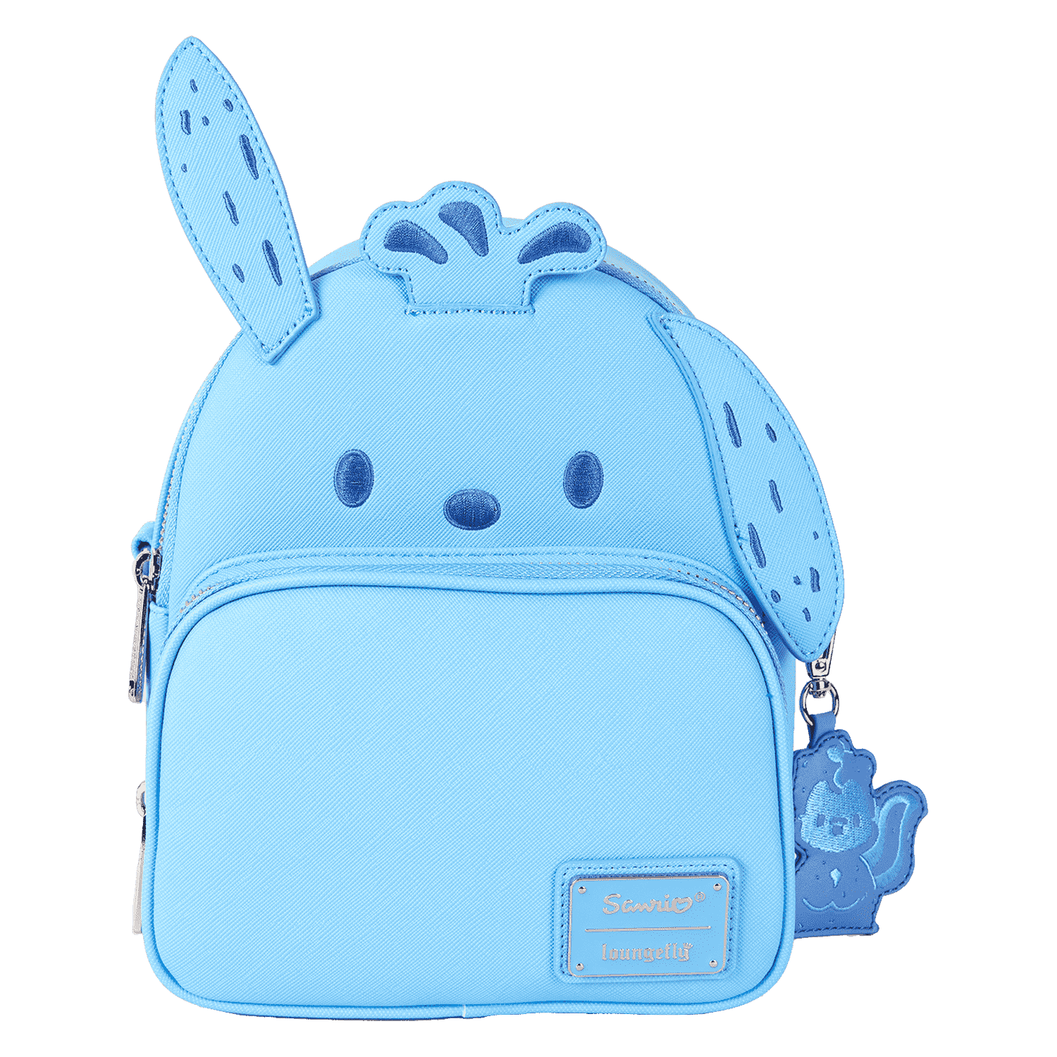 Sanrio Pochacco Monochrome Cosplay Convertible Mini Backpack & Crossbody Bag - Figurine Bags