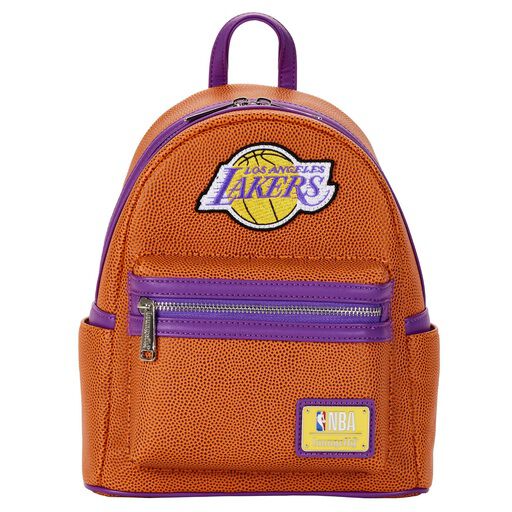 NBA Los Angeles Lakers Basketball Logo Mini Backpack - Figurine Bags
