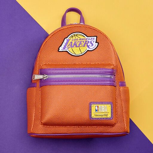 NBA Los Angeles Lakers Basketball Logo Mini Backpack - Figurine Bags NBA - vue 2