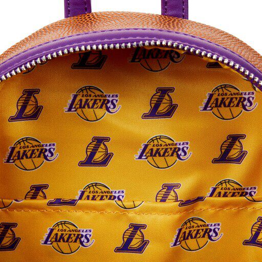 NBA Los Angeles Lakers Basketball Logo Mini Backpack - Figurine Bags NBA - vue 5