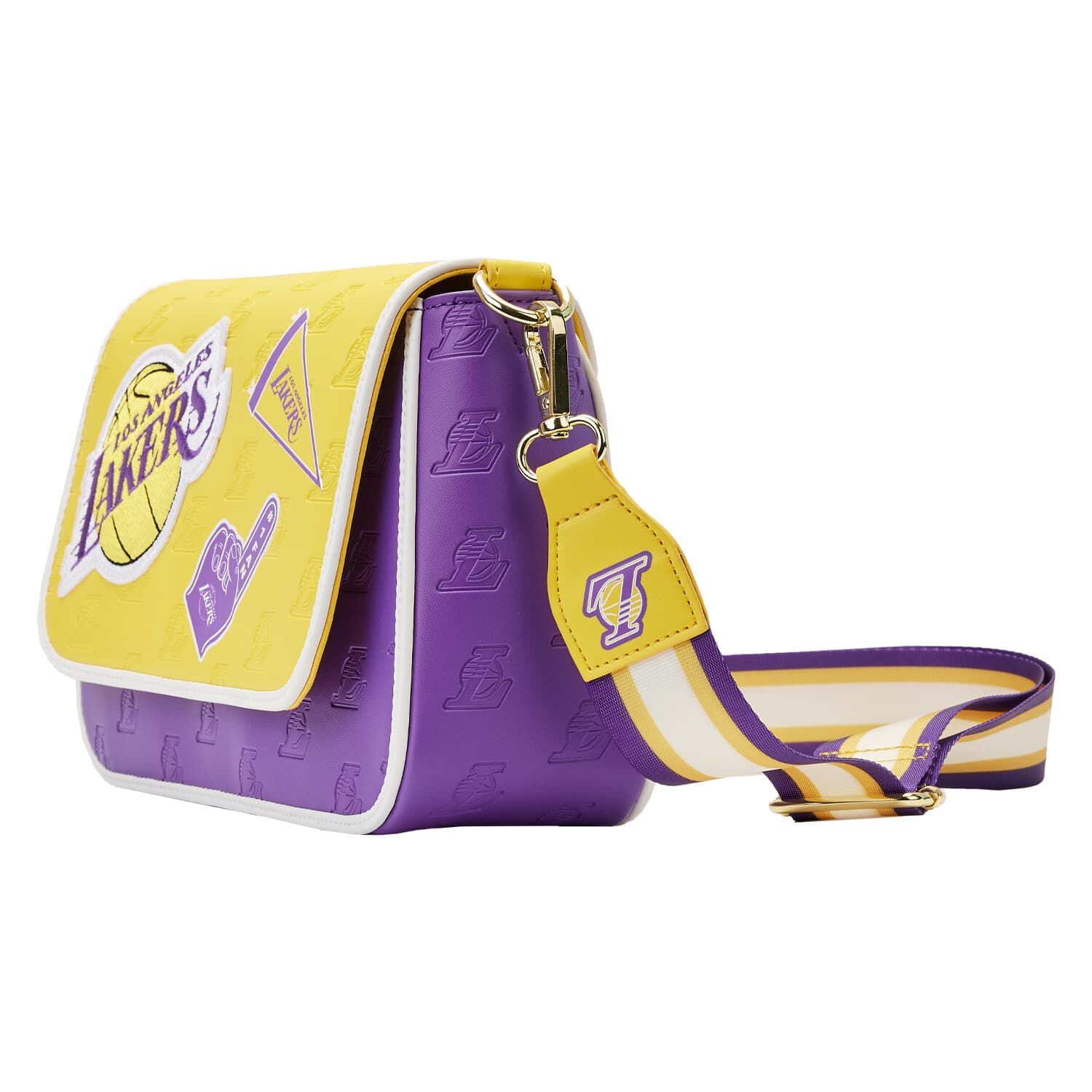 NBA Los Angeles Lakers Patch Icons Crossbody Bag - Figurine Bags NBA - vue 4