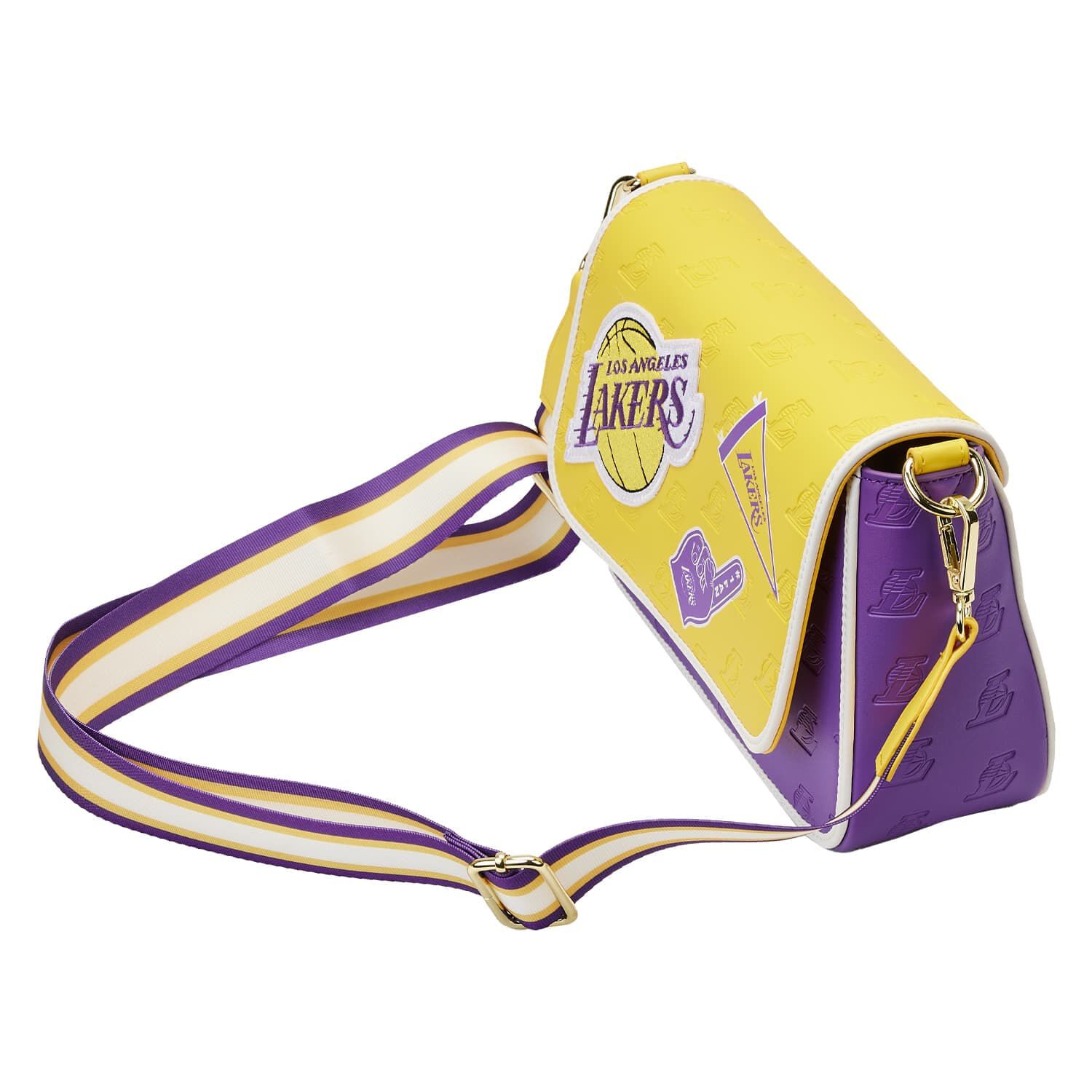 NBA Los Angeles Lakers Patch Icons Crossbody Bag - Figurine Bags NBA - vue 5