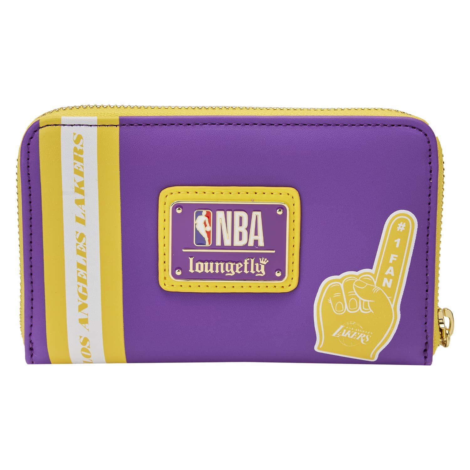 NBA Los Angeles Lakers Patch Icons Zip Around Wallet - Figurine Wallets NBA - vue 5