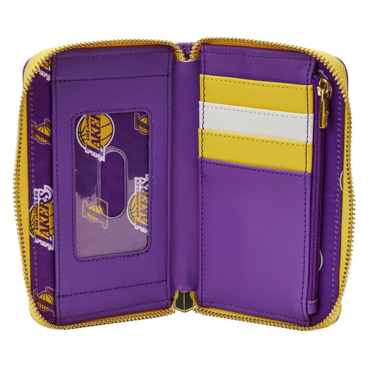 NBA Los Angeles Lakers Patch Icons Zip Around Wallet - Figurine Wallets NBA - vue 6