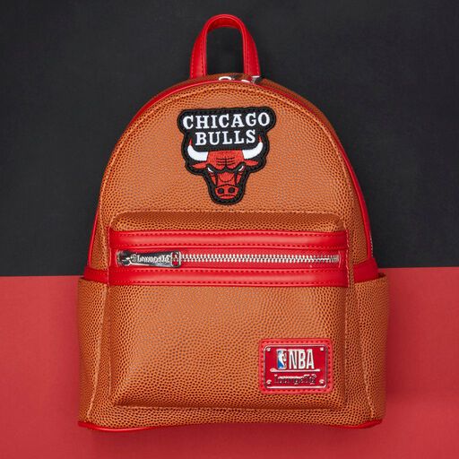 NBA Chicago Bulls Basketball Logo Mini Backpack - Figurine Bags NBA - vue 2
