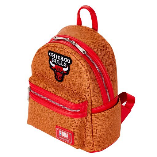 NBA Chicago Bulls Basketball Logo Mini Backpack - Figurine Bags NBA - vue 3