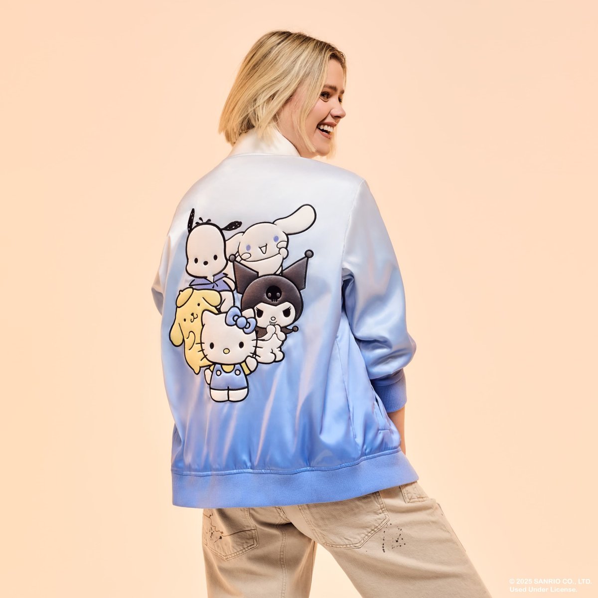 Sanrio Hello Kitty & Friends Unisex Bomber Jacket - Figurine Apparel Sanrio - vue 3