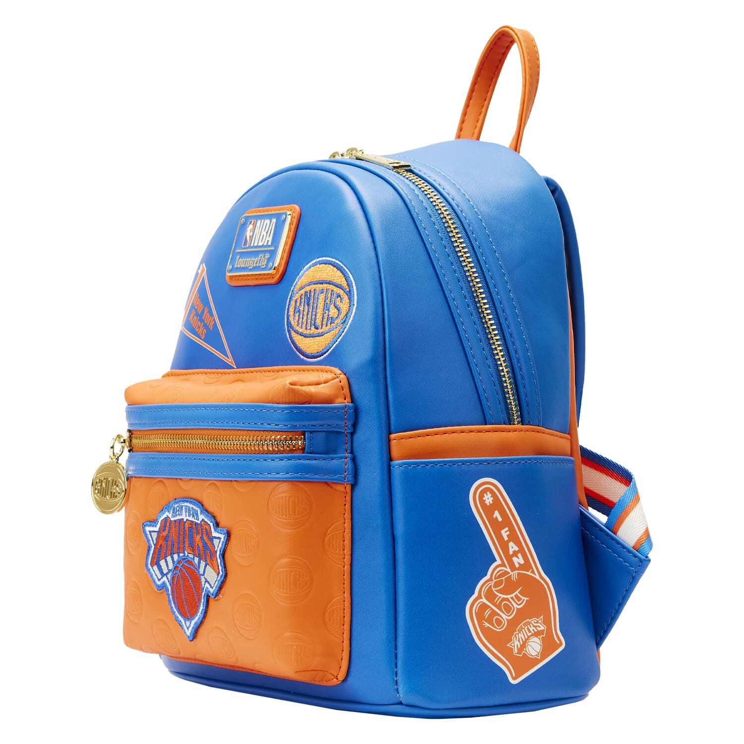 NBA New York Knicks Patch Icons Mini Backpack - Figurine Bags NBA - vue 3
