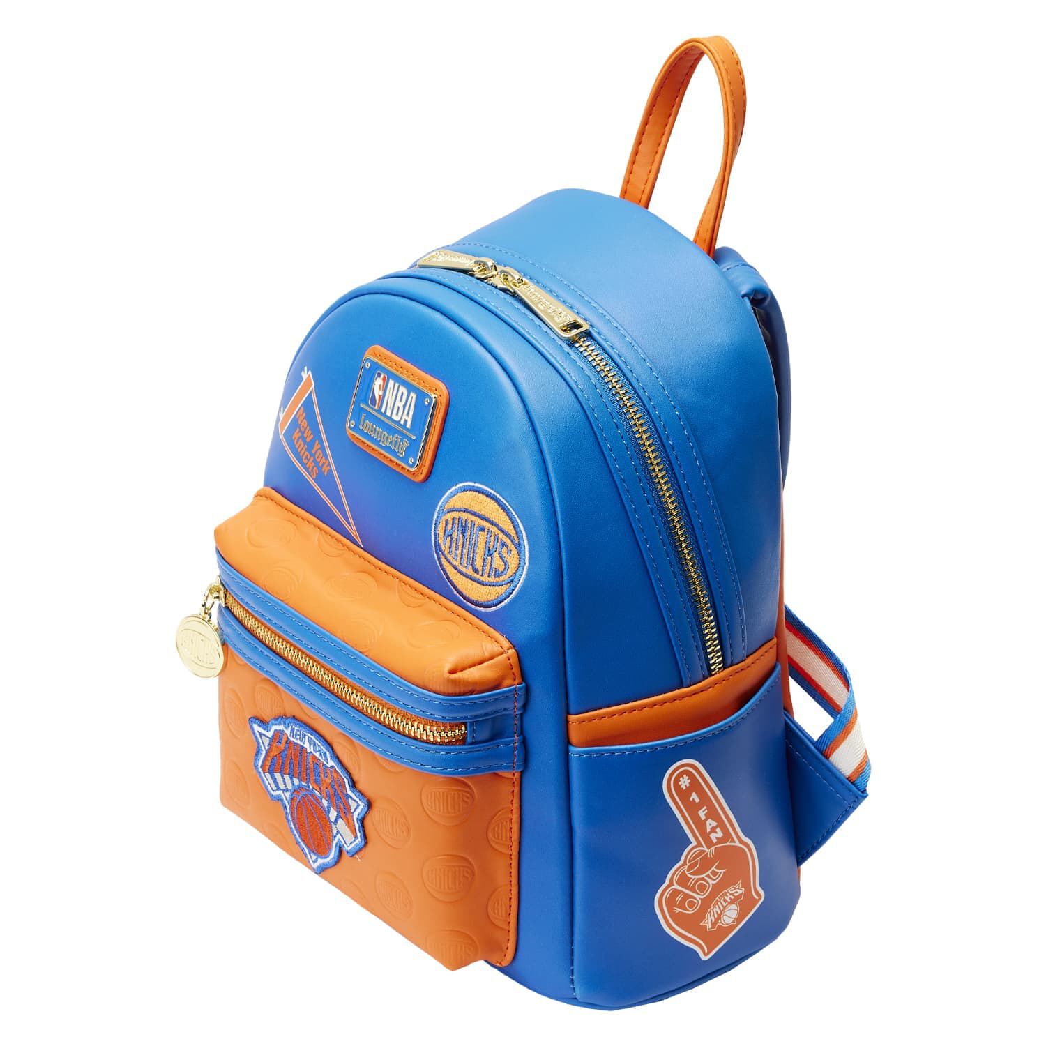 NBA New York Knicks Patch Icons Mini Backpack - Figurine Bags NBA - vue 4