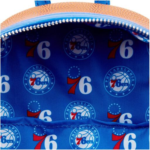 NBA Philadelphia 76ers Basketball Logo Mini Backpack - Figurine Bags NBA - vue 5