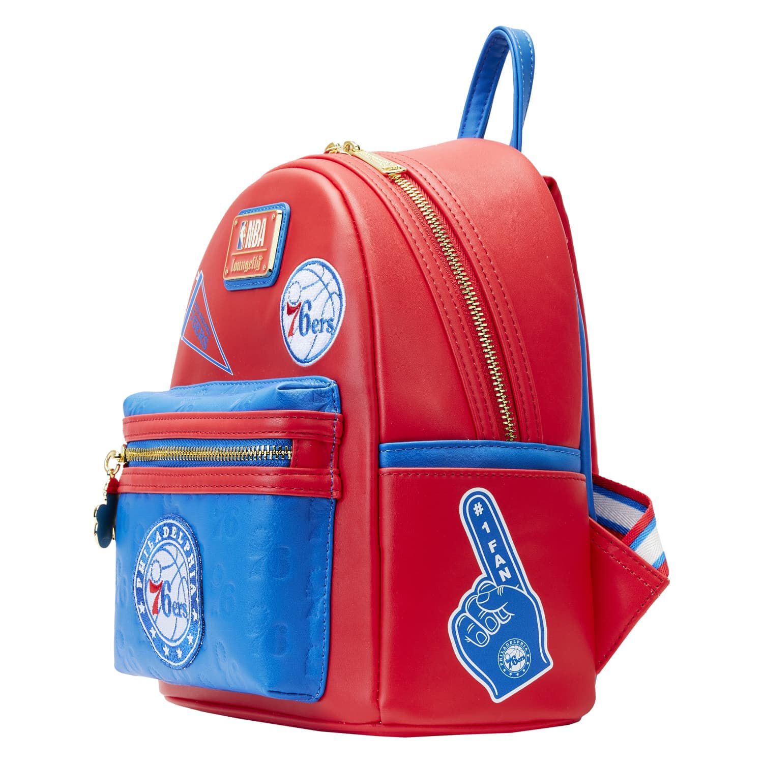 NBA Philadelphia 76ers Patch Icons Mini Backpack - Figurine Bags NBA - vue 3