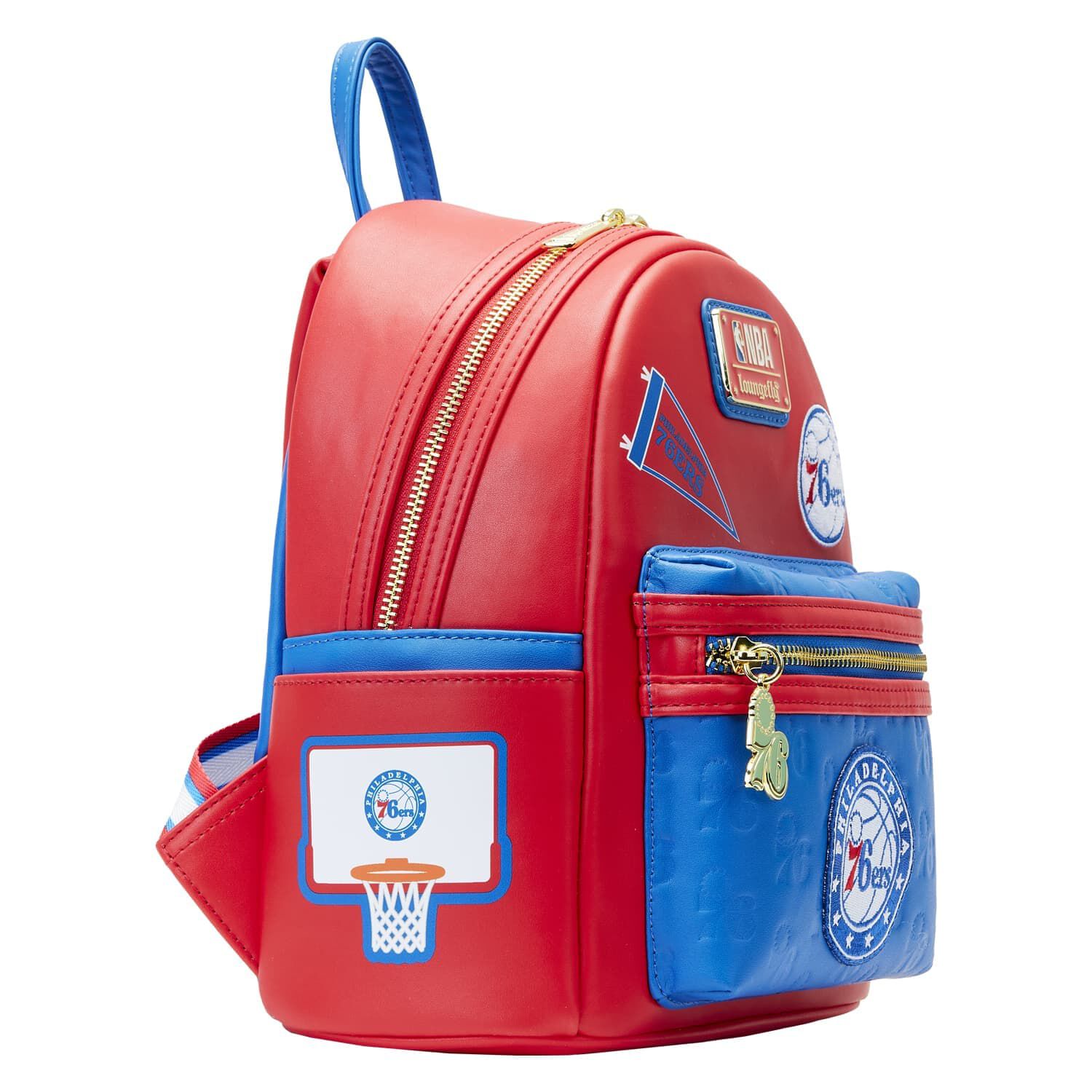 NBA Philadelphia 76ers Patch Icons Mini Backpack - Figurine Bags NBA - vue 4