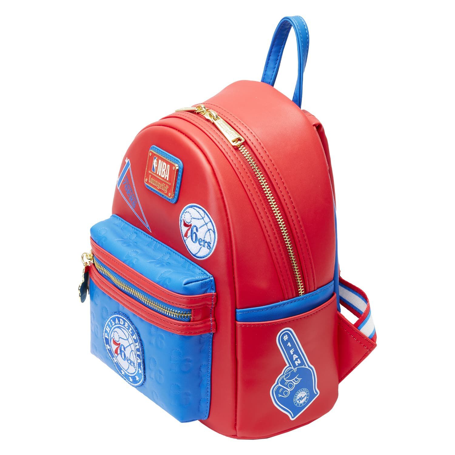 NBA Philadelphia 76ers Patch Icons Mini Backpack - Figurine Bags NBA - vue 5