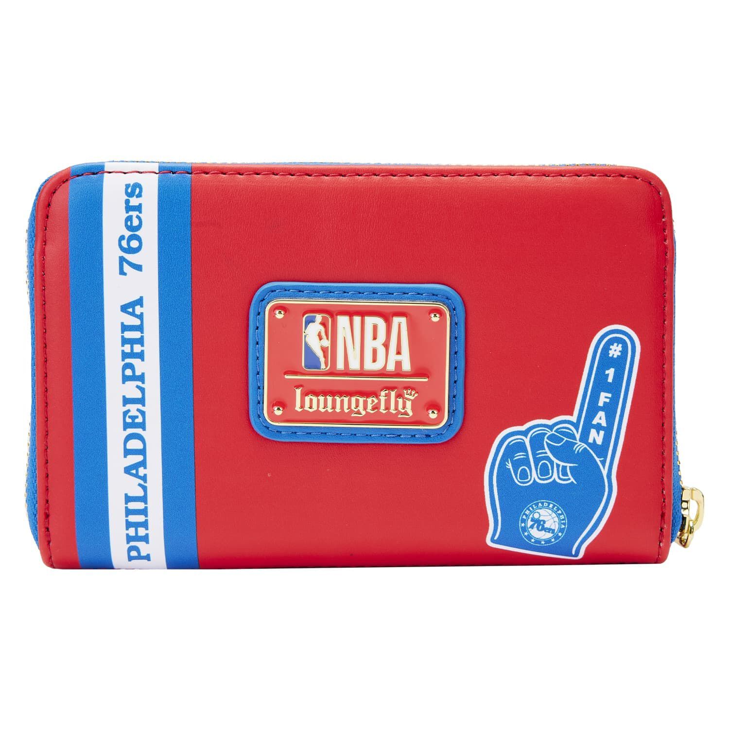 NBA Philadelphia 76ers Patch Icons Zip Around Wallet - Figurine Wallets NBA - vue 4
