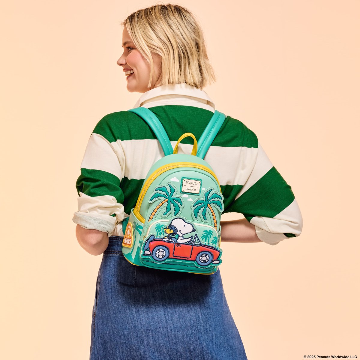 Peanuts Snoopy & Woodstock Road Trip Mini Backpack - Figurine Bags Peanuts - vue 2