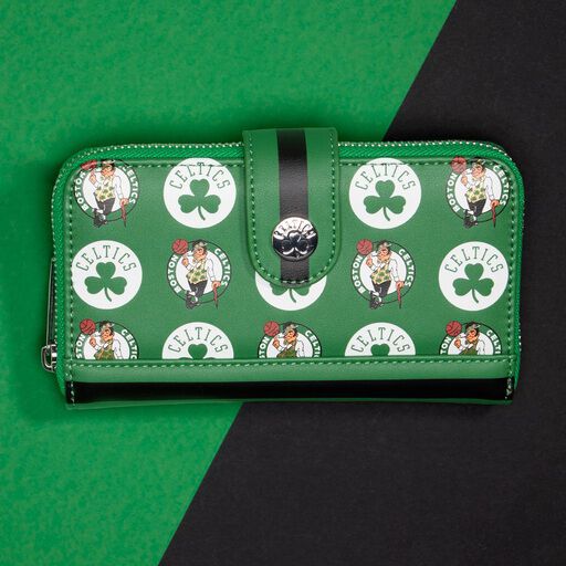 NBA Boston Celtics Logo Zip Around Wallet - Figurine Wallets NBA - vue 2