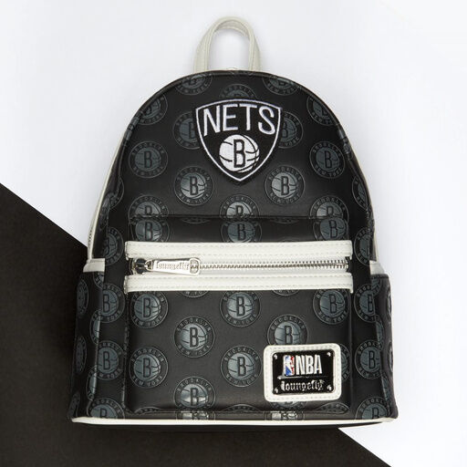 NBA Brooklyn Nets Logo Mini Backpack - Figurine Bags NBA - vue 2