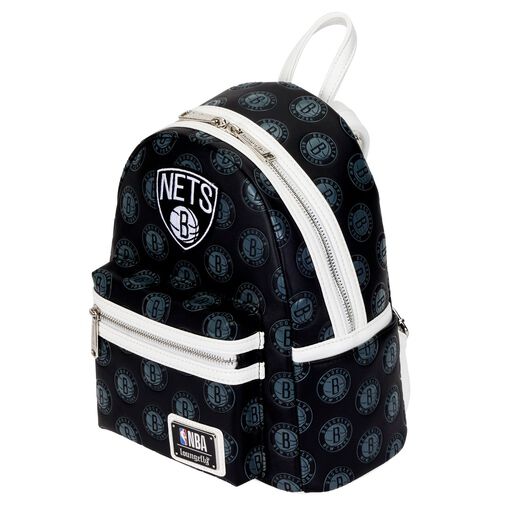 NBA Brooklyn Nets Logo Mini Backpack - Figurine Bags NBA - vue 3