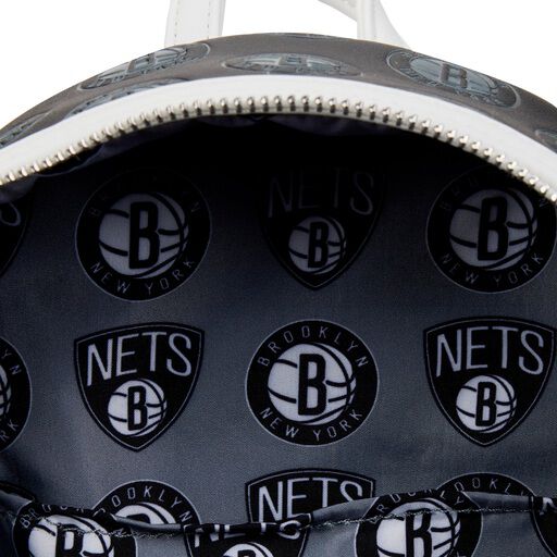 NBA Brooklyn Nets Logo Mini Backpack - Figurine Bags NBA - vue 5