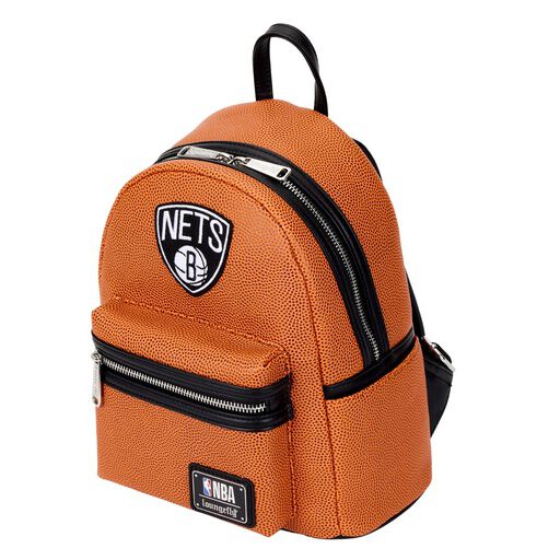 NBA Brooklyn Nets Basketball Logo Mini Backpack - Figurine Bags NBA - vue 3