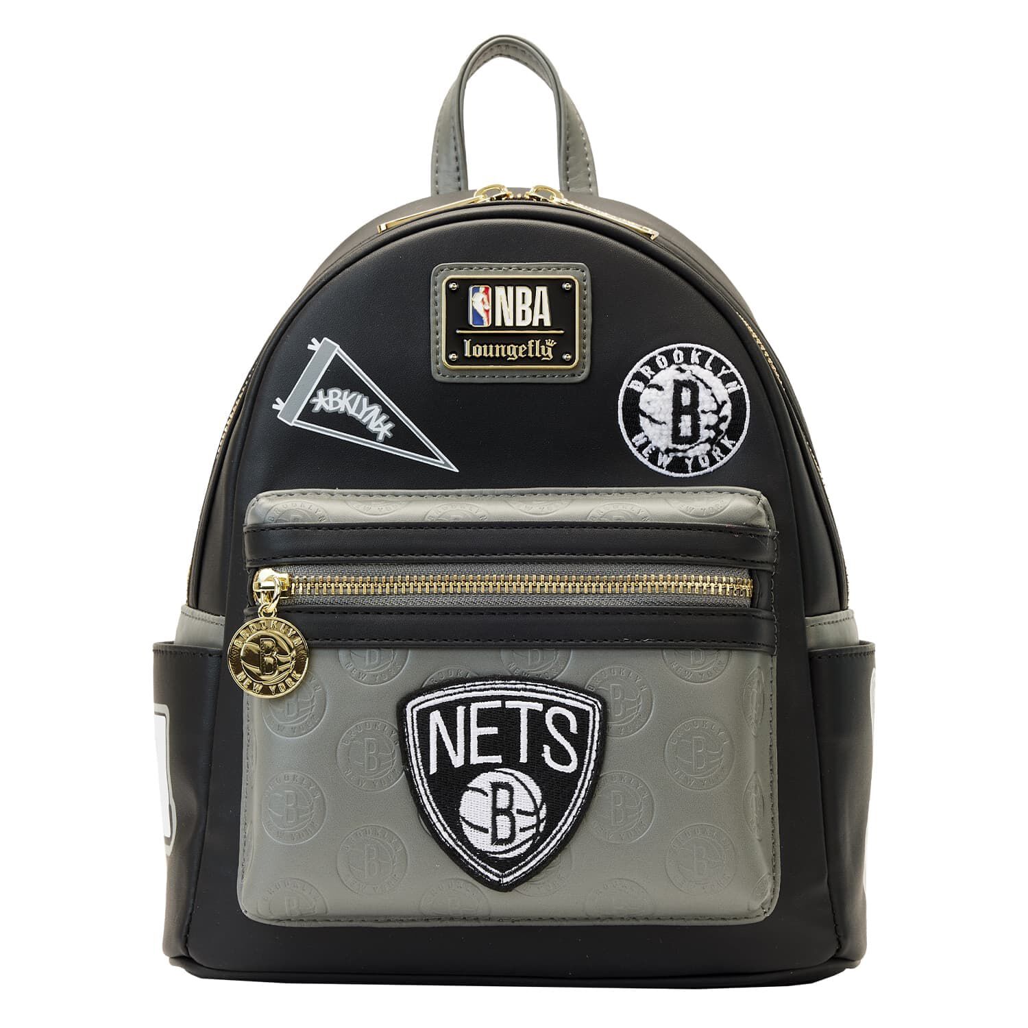 NBA Brooklyn Nets Patch Icons Mini Backpack - Figurine Bags