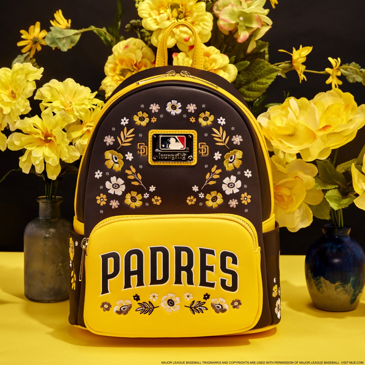 MLB San Diego Padres Floral Mini Backpack - Figurine Bags MLB - vue 2