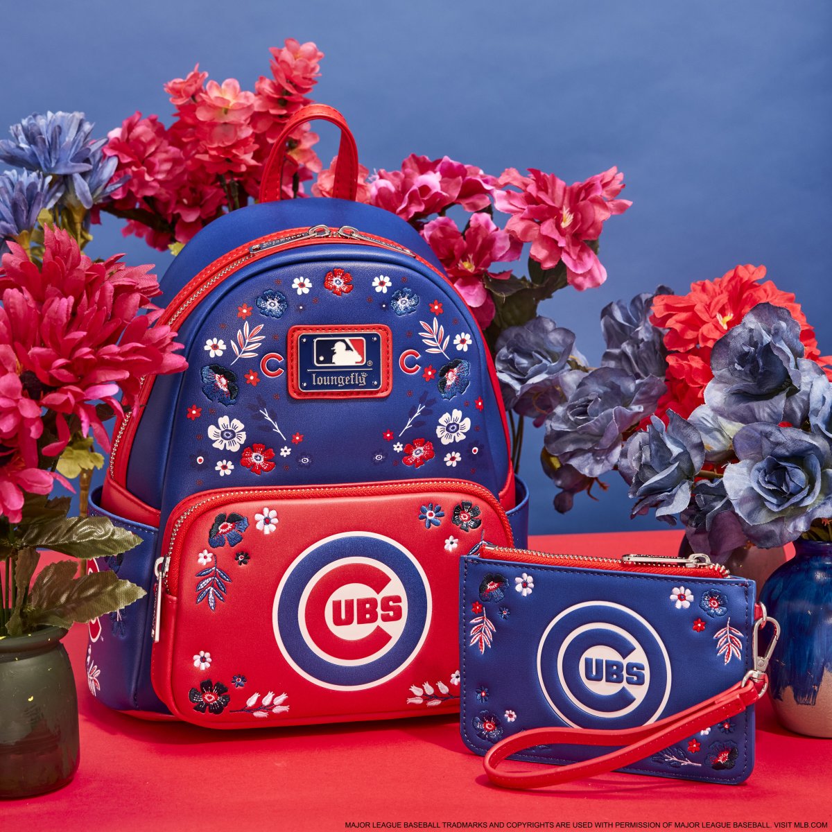 MLB Chicago Cubs Floral Mini Backpack - Figurine Bags MLB - vue 3