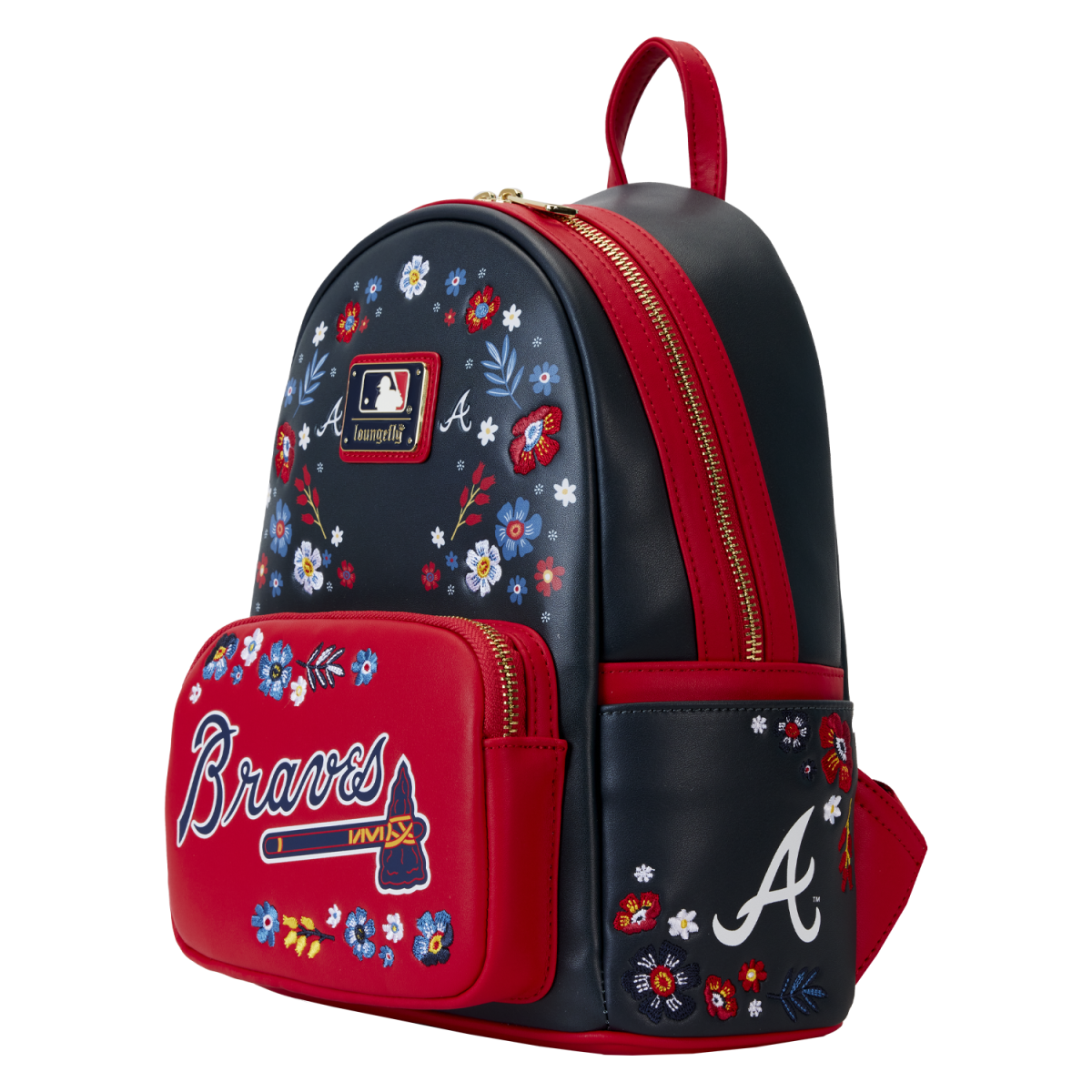 MLB Atlanta Braves Floral Mini Backpack - Figurine Bags MLB - vue 4