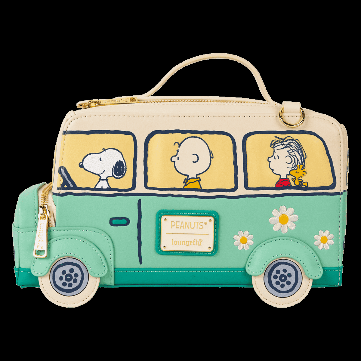 Peanuts Gang Road Trip Bus Light Up Figural Crossbody Bag - Figurine Bags Peanuts - vue 3