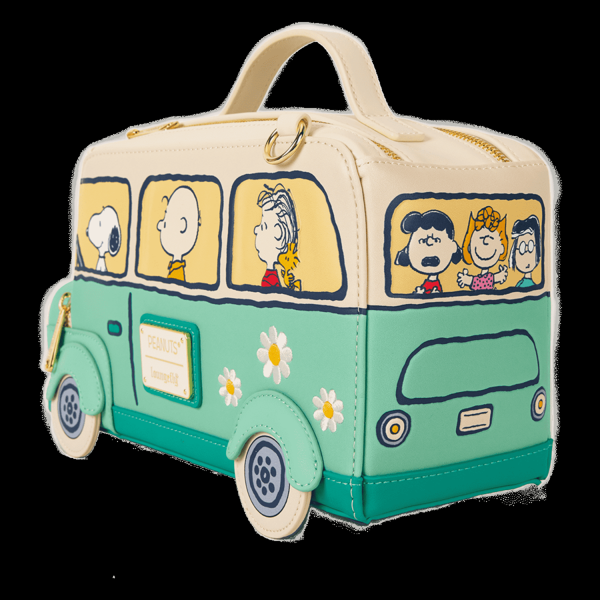Peanuts Gang Road Trip Bus Light Up Figural Crossbody Bag - Figurine Bags Peanuts - vue 4