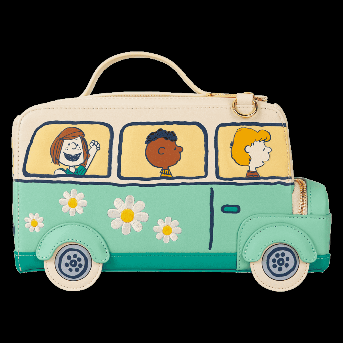 Peanuts Gang Road Trip Bus Light Up Figural Crossbody Bag - Figurine Bags Peanuts - vue 5