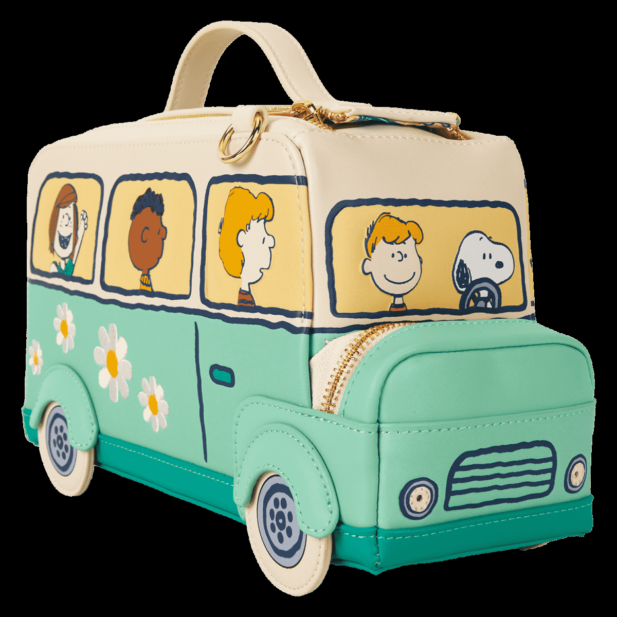 Peanuts Gang Road Trip Bus Light Up Figural Crossbody Bag - Figurine Bags Peanuts - vue 6