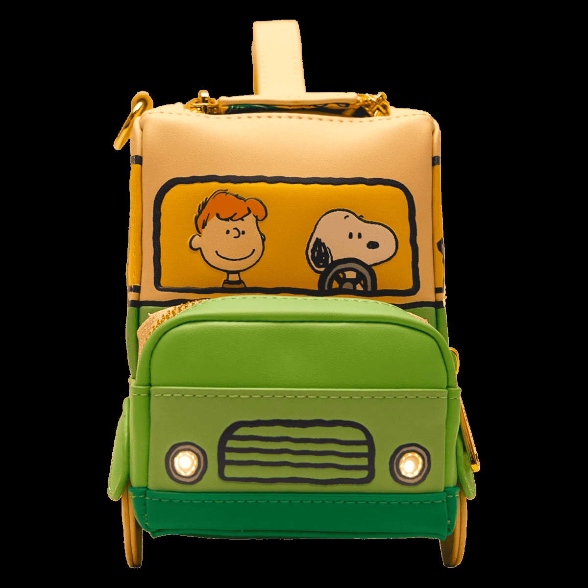 Peanuts Gang Road Trip Bus Light Up Figural Crossbody Bag - Figurine Bags Peanuts - vue 7