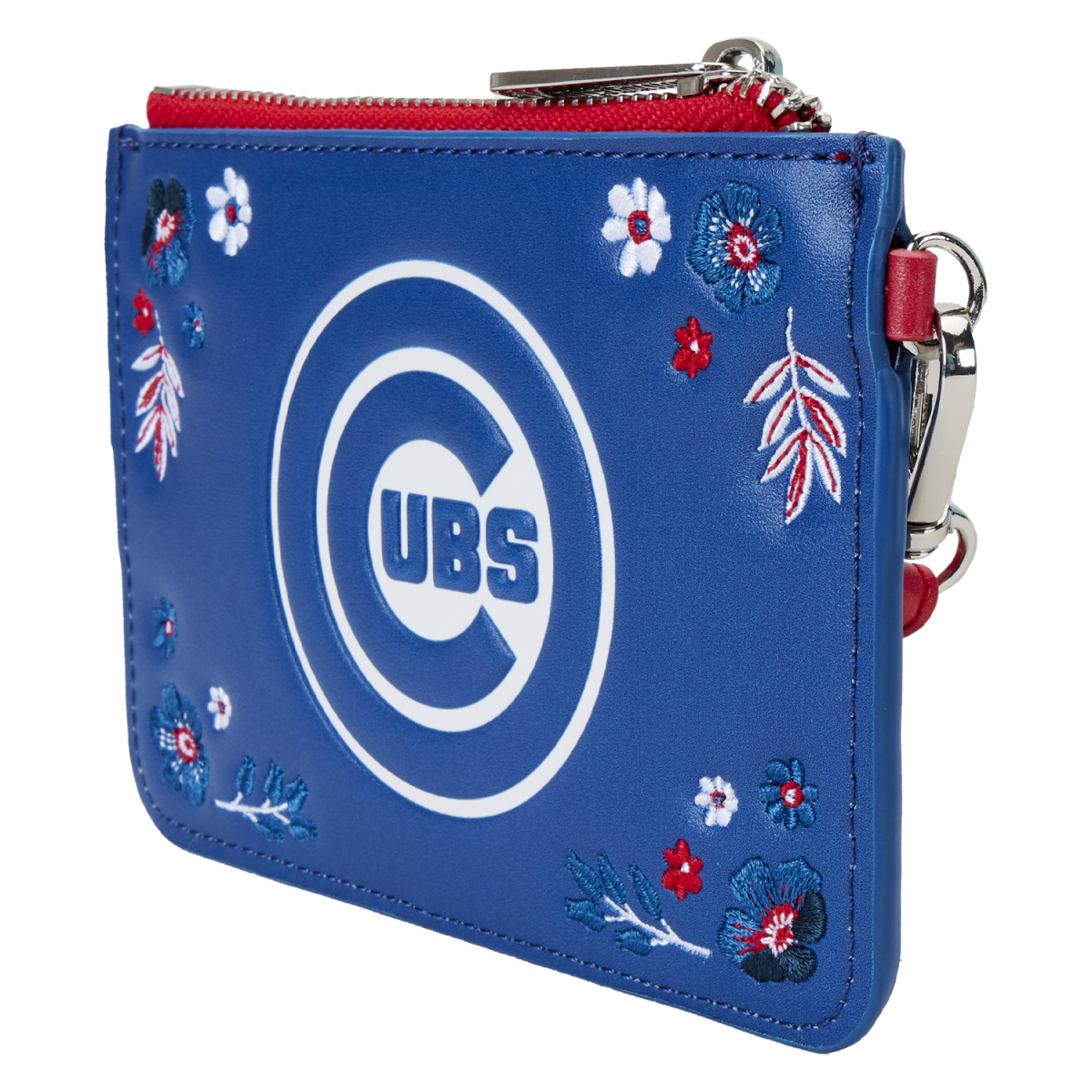 MLB Chicago Cubs Floral Card Holder Wristlet Clutch - Figurine Wallets MLB - vue 4