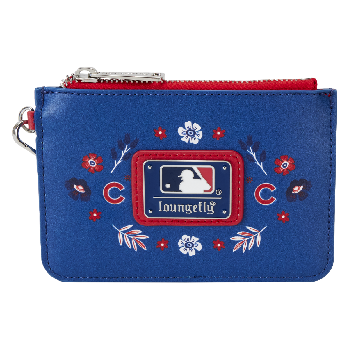 MLB Chicago Cubs Floral Card Holder Wristlet Clutch - Figurine Wallets MLB - vue 5