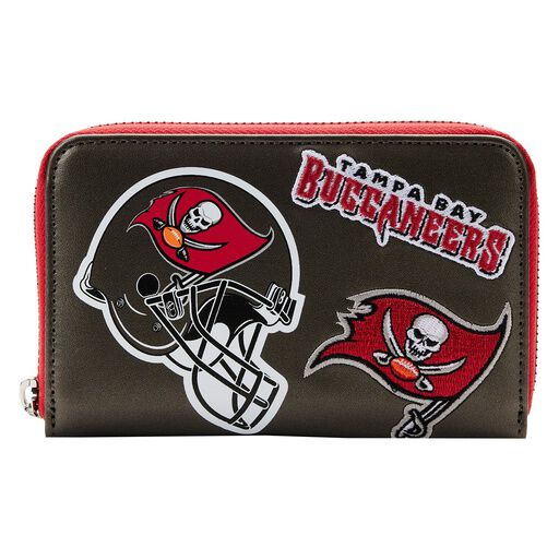 NFL Tampa Bay Buccaneers Patches Zip Around Wallet - Figurine Wallets