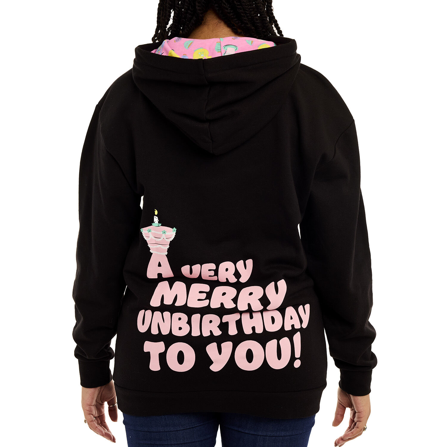 Alice in Wonderland Unbirthday Unisex Hoodie - Figurine Apparel Disney - vue 4
